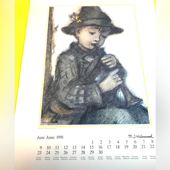 1991 Hummel Calendar Use for Prints - Picture 7 of 9